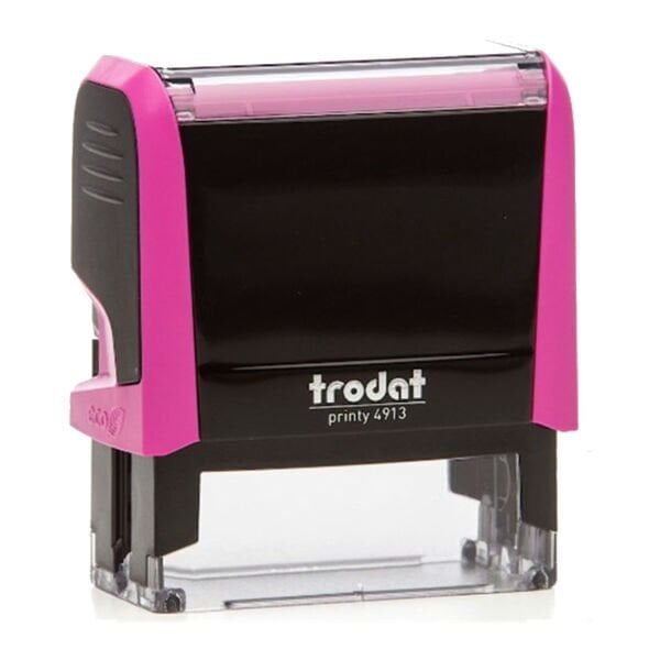 Trodat 4913 P4 Pembe Gövde Kaşe Boş Kaşe