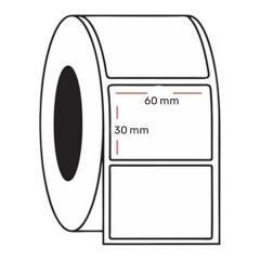Ermet 30x60 mm Termal Etiket Rulosu