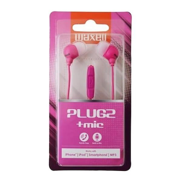Maxell 303762 Plugz Pembe Kulak İçi Mikrofonlu Kulaklık