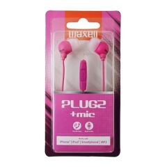 Maxell 303762 Plugz Pembe Kulak İçi Mikrofonlu Kulaklık