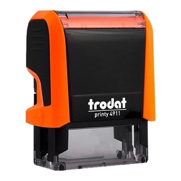 Trodat 4911 P4 Neon Turuncu Gövde Kaşe Boş Kaşe
