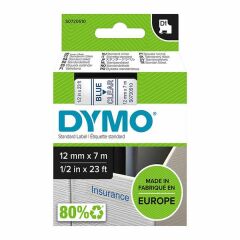 Dymo 720510 D1 12mmx7mt Şeffaf Üzerine Mavi Yedek Şerit
