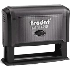 Trodat 4918 Siyah Gövde Kaşe Boş Kaşe
