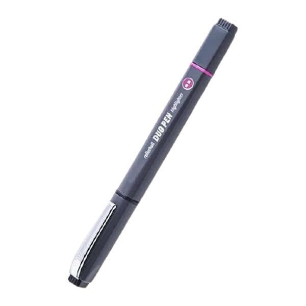Scrikss Duopen Roller Kalem & Fosforlu Kalem Siyah-Pembe Seti