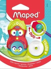 Maped 049130 Loopy Fancy Tek Delikli Silgili Kalemtıraş