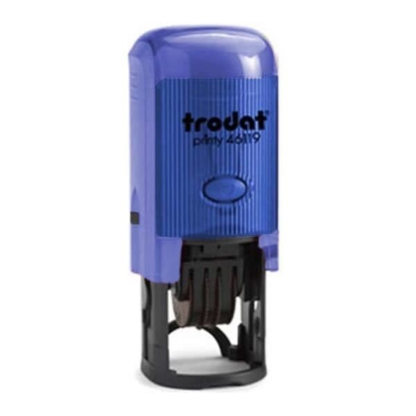 Trodat 46119 Mavi Gövde Plakalı Tarih Damgası Boş Kaşe
