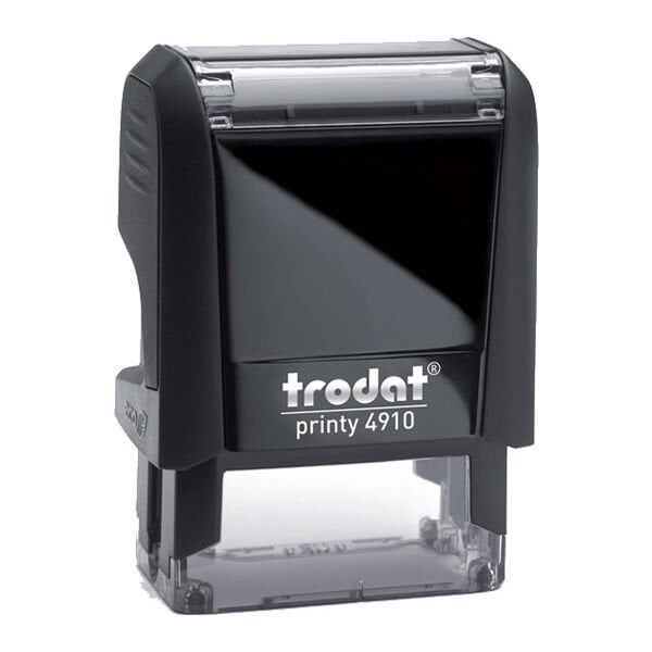 Trodat 4910 P4 Siyah Gövde Kaşe Boş Kaşe