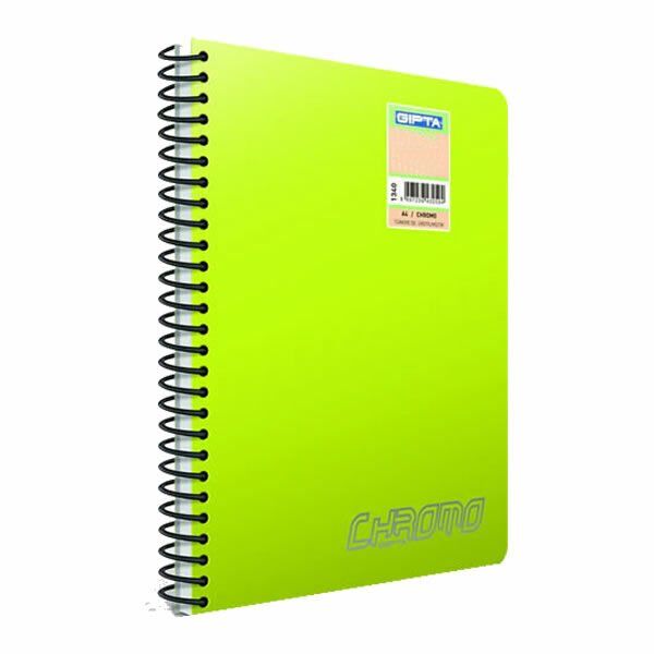 Gıpta Chromo A5 80 Yaprak Çizgili Spiralli Defter