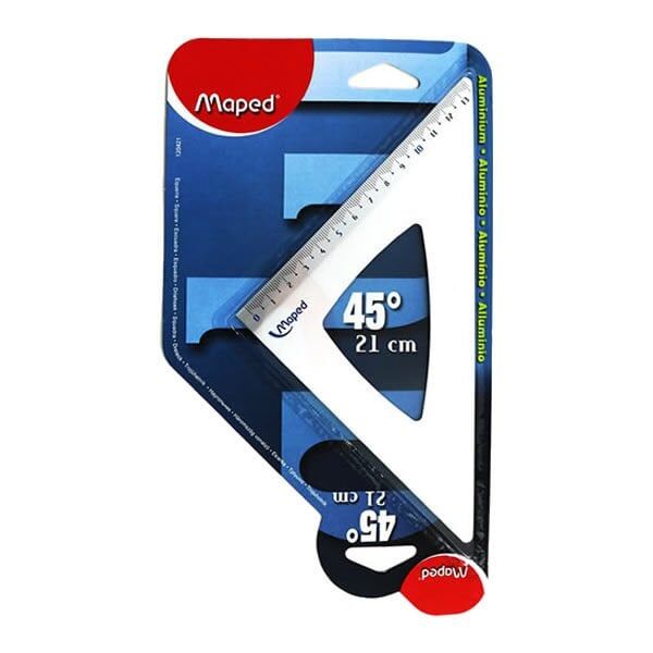 Maped 120421 45° Alüminyum Gönye