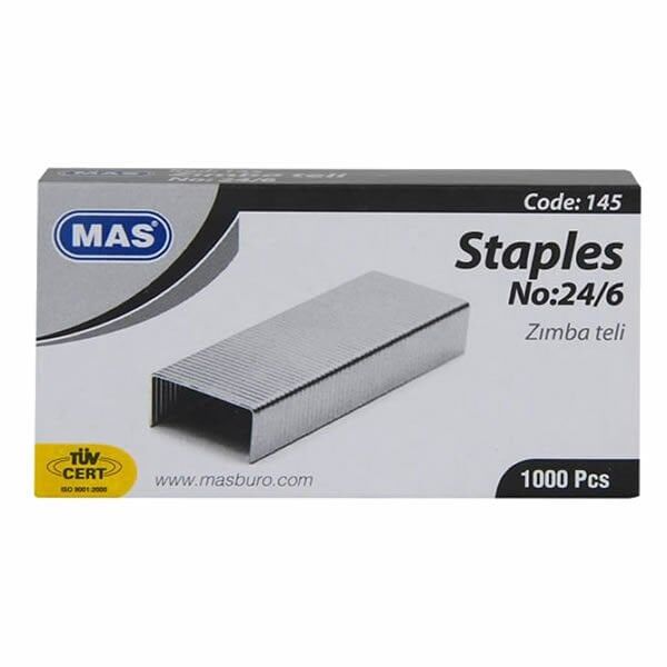Mas 145 24/6 Beyaz Zımba Teli