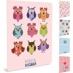 Gıpta Mica A5 60 Yaprak Kareli Tel Dikişli PP Kapaklı Defter