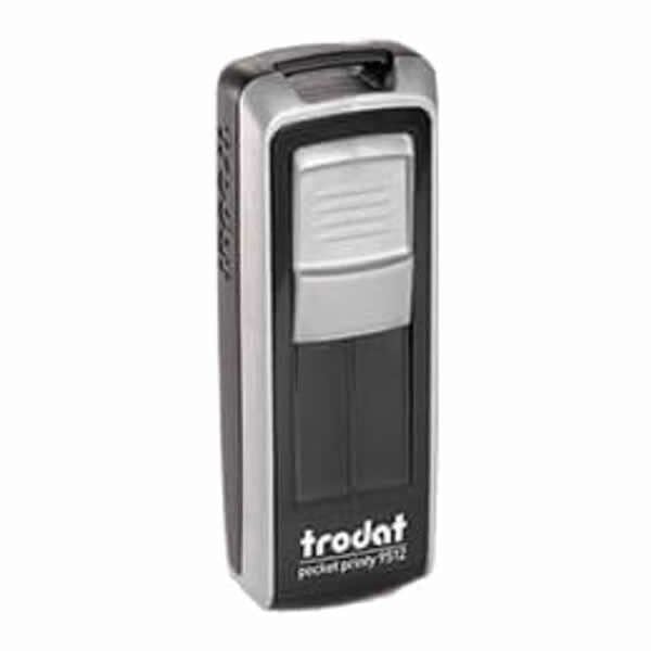 Trodat 9512 P4 47x18 mm Gümüş Renk Cep Kaşesi Boş Kaşe