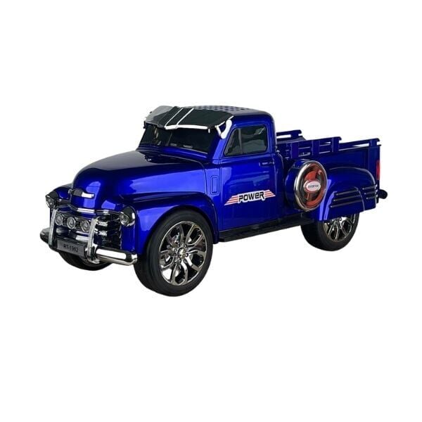 EVERTON RT-1962 Mavi (Blue) Arabalı Bluetooth Fm/Usb/Tf/Aux Şarjlı Nostaljik Radyo