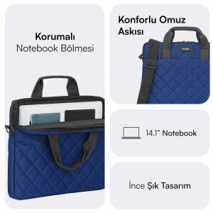 Mack Mcc-903 14.1 İksy Lacivert Notebook Çantası