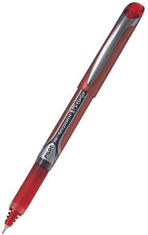 Pilot V5 Grip Kırmızı İğne Uçlu Roller Kalem
