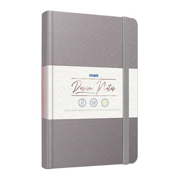 Gıpta Denım Notes 19x26 120 Yaprak İplik Dikişli Sert Kapaklı Defter
