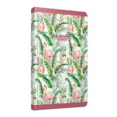 Gıpta Flamingo 19x26 120 Yaprak Çizgili İplik Dikişli Sert Kapaklı Defter