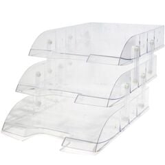 Mas 829 3 Katlı Şeffaf Evrak Rafı