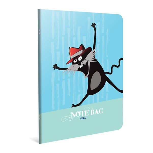Gıpta Note Bag A4 80 Yaprak Kareli Tel Dikişli Defter