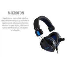 Snopy SN-R4 Siyah Gaming Headset Mikrofonlu Kulaklık