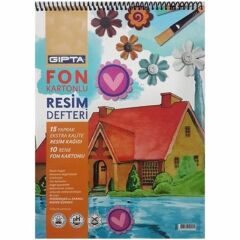 Gıpta Resim 35x50 15 Yaprak & 10 Yaprak Fon Kartonlu Resim Defteri