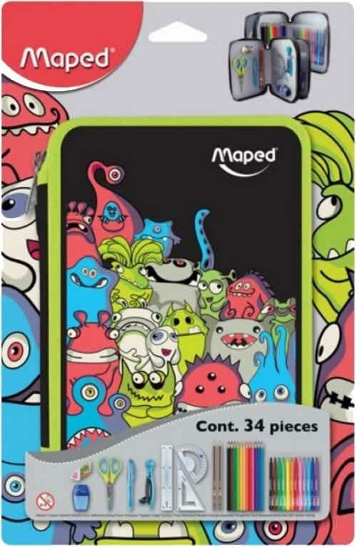 Maped 967434 Dolu Okul Malzemeleri Korsanlar Kalem Çantası