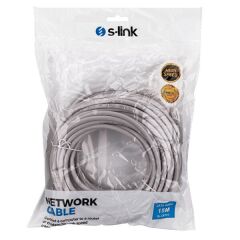 S-Link SlL-Cat615 15 mt Cat6 Gri Utp Patch Kablo