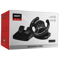 Snopy SG-37C3 PS3-PC Pedallı ve Titreşimli Oyuncu Direksiyonu