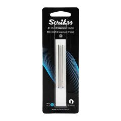 Scrikss D1 Mavi Medium Kısa Tükenmez Kalem Refili