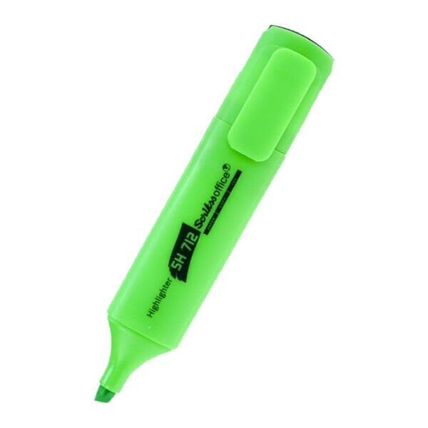 Scrikss SH712 12 li Yeşil Fosforlu Kalem