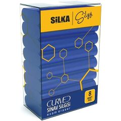 Silka Art 53 Curved 8 li Sınav Silgisi