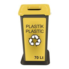 Ofisostim 70 Lt Sarı Atık Kumbarası