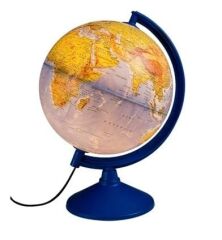 Gürbüz 41261 Fiziki-Siyasi Işıklı 26 cm Küre