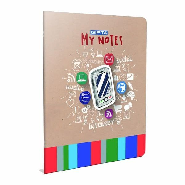 Gıpta X Notex A5 80 Yaprak Kareli Tel Dikişli Defter