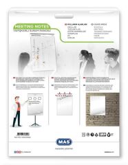 Mas 3692 64x90 25 Yaprak Kareli Askılı Flipchart Kağıdı