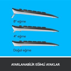 Logitech 920-008687 MK540 Advanced Kablosuz Klavye Mouse Seti Unifying Alıcı