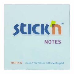 Gıpta Stickn 76x76 100 Yaprak Pastel Mavi Yapışkanlı Not Kağıdı