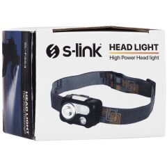 S-link SL-F354 3W Led+ 2 SMD+1 Kırmızı Led Pilli Işık Ayarlı ve Modlu Kafa Lambası