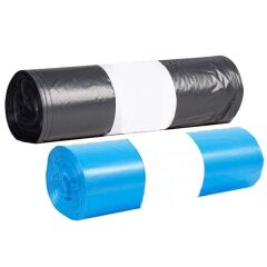 Ofisostim 80x110 400 gr 20 li Endüstriyel Jumbo Siyah Mavi Çöp Poşeti