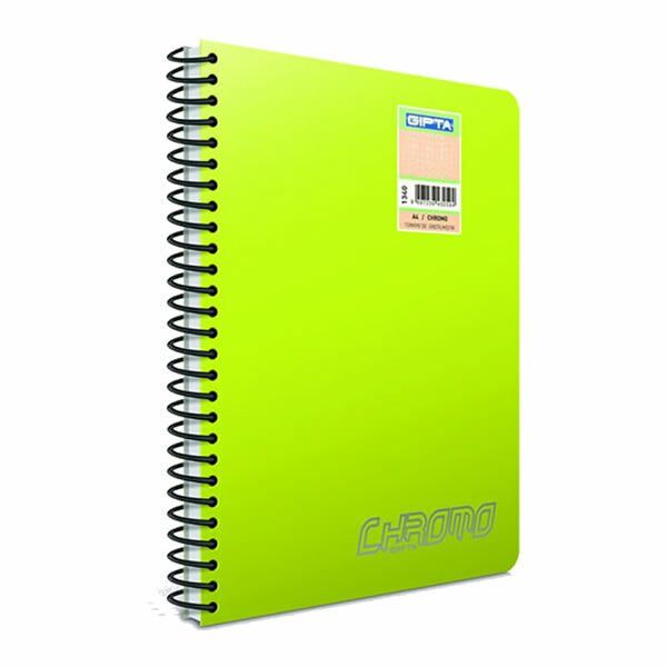 Gıpta Chromo A4 240 Yaprak Kareli Spiralli Defter