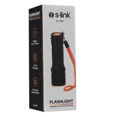 S-Link SL-F861 3W Led Pilli Işık Ayarlı Led El Feneri