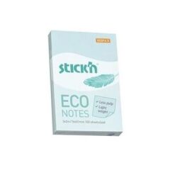 Gıpta Stickn 76x51 100 Yaprak Eco Notes Pastel Mavi Not Kağıdı