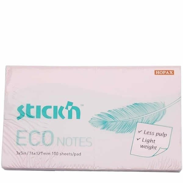 Gıpta Stickn 76 x 127 100 Yaprak Pastel Pembe Not Kağıdı