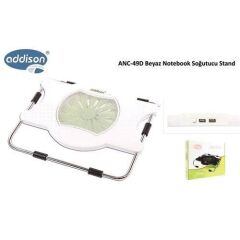 Addison Anc-49D Beyaz Stand Notebook Sogutucu