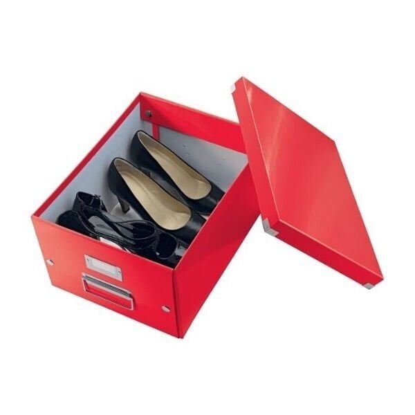 Leitz WOW Click & Store Kırmızı Küçük Boy Kutu