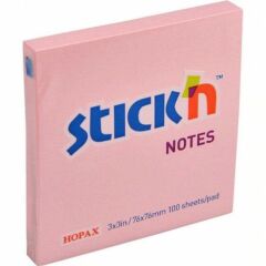 Gıpta Stickn 76x76 100 Yaprak Neon Pembe Yapışkanlı Not Kağıdı