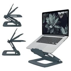 Leitz Çok Açılı Gri Laptop Standı