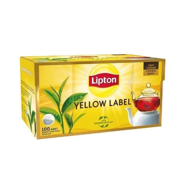 Lipton 11319 Yellow Label 100 lü Paket Demlik Poşet Çay