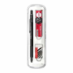 Scrikss Graph-X Metal 0,5 mm 3 lü Mat Siyah Versatil Kalem Set