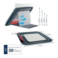 Leitz Cosy Ergo Gri Laptop Standı